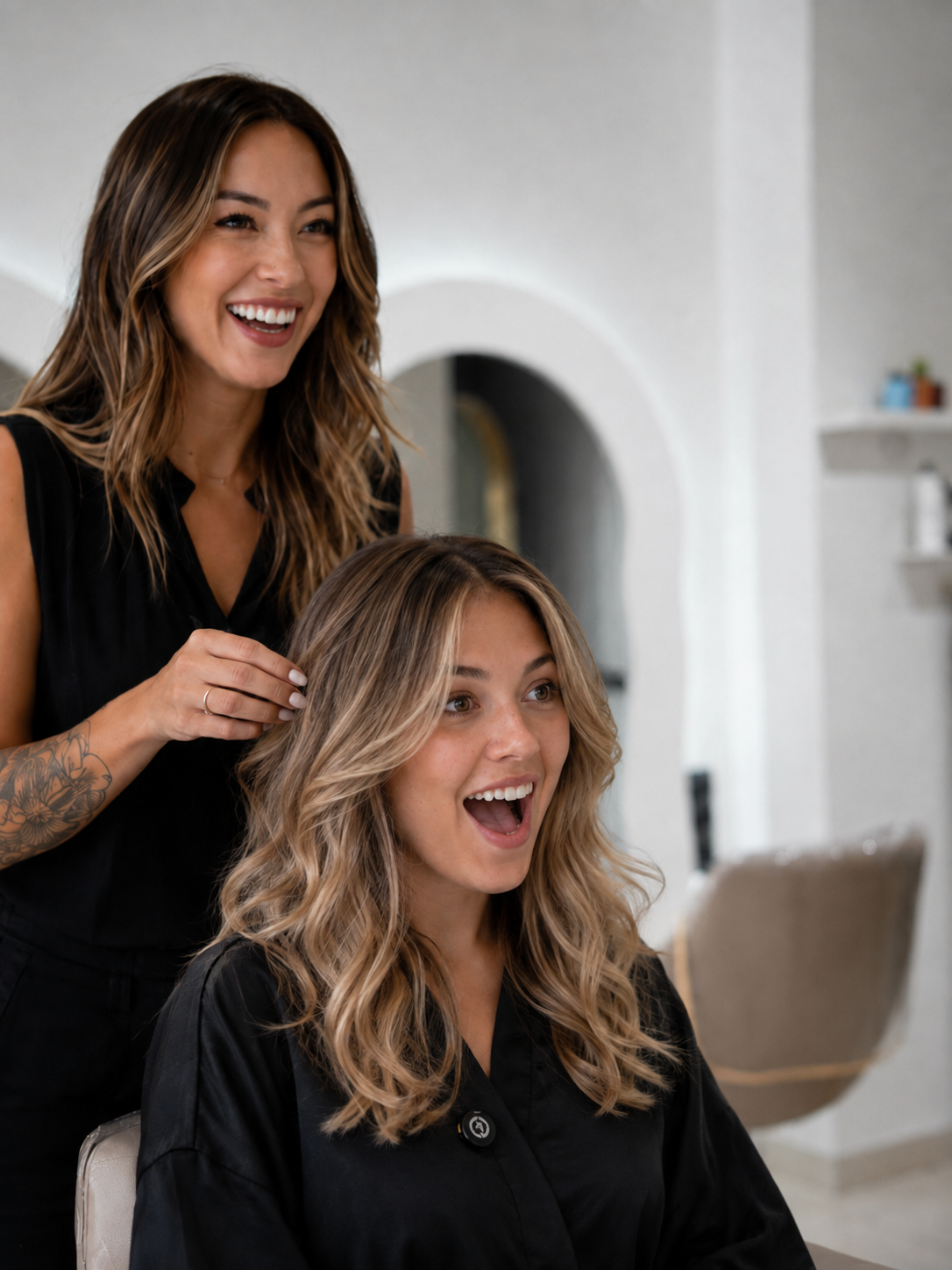 Hairstylists - Silk press & colour